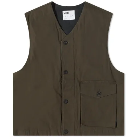 MHL. by Margaret Howell Single Pocket Jerkin Vest
