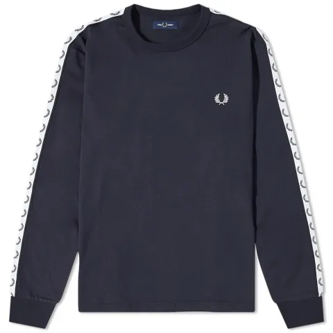 Long Sleeve Taped Logo T-Shirt