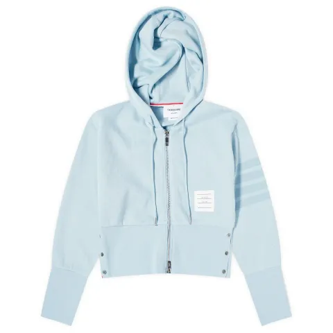 Zip Up 4 Bar Tonal Hoodie