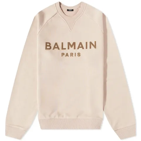 Flock & Foil Paris Logo Crew Sweat