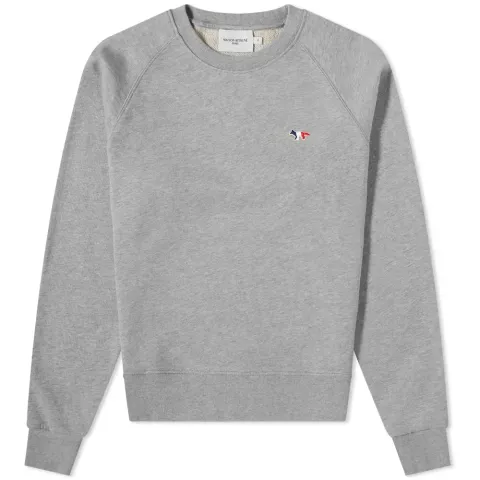 Maison Kitsuné Tricolor Fox Patch Crew Sweat