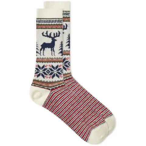 Wool Deer Crew Sock