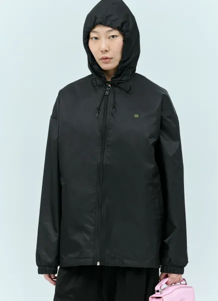 Micro Face Patch Rain Jacket