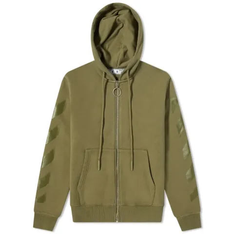 Rubber Arrow Slim Zip Hoodie