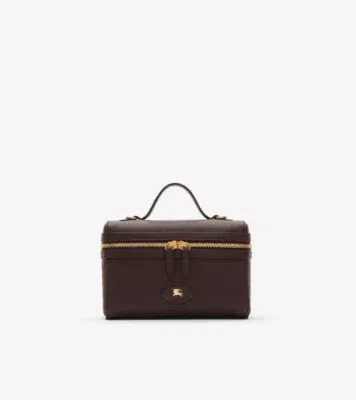 Bloomsbury Vanity Bag in Peat brown/sand beige - Women, Leather