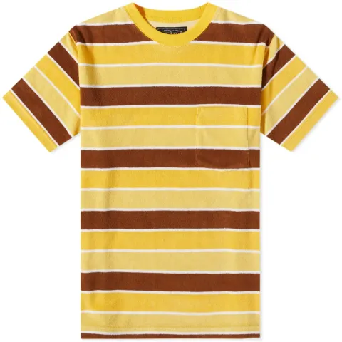 Stripe Pile Pocket T-Shirt