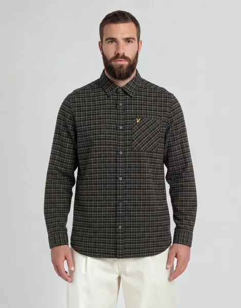 Lyle & Scott Tartan Flannel Shirt