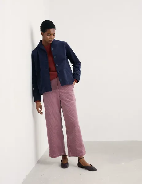 Seasalt Cornwall Cotton Rich Collared Short Jacket