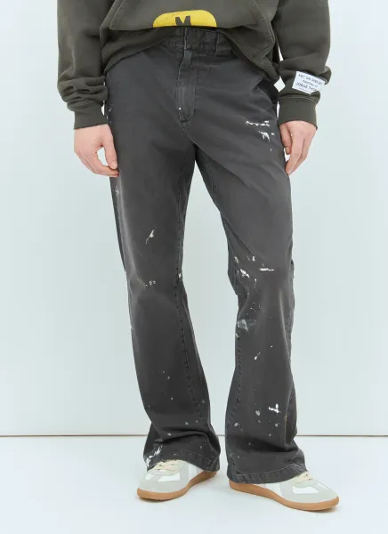 Flared Chino Pants
