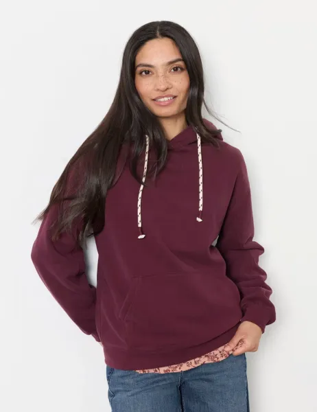 FatFace Pure Cotton Hoodie Purple