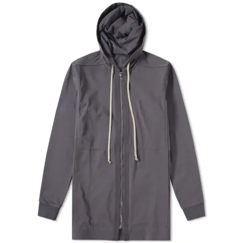 Drawstring Zip Through Hoody