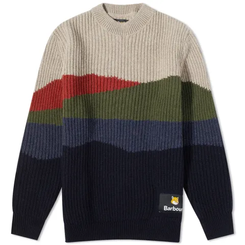 x Maison Kitsuné Landscsape Crew Knit
