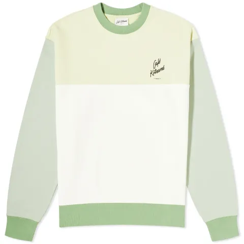Café Kitsune Colorblock Relax Sweater