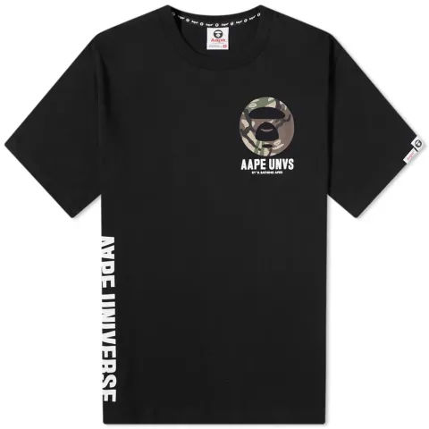 AAPE Green Camo Back Stamp T-Shirt