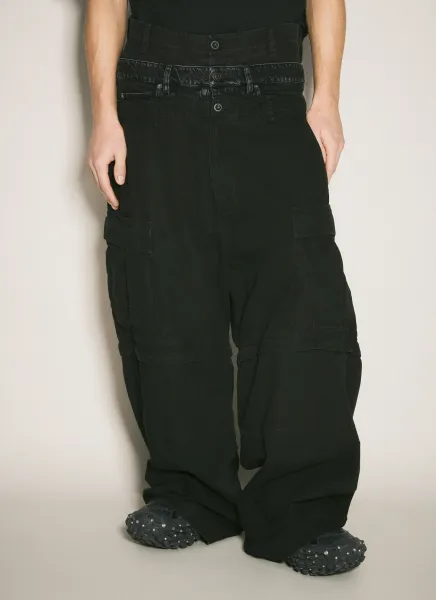 Layered Cargo Pants