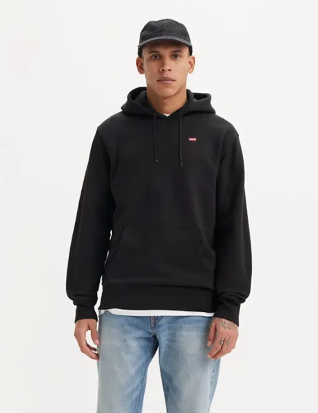 Levi's Levi's Regular Fit Pure Cotton Hoodie Black
