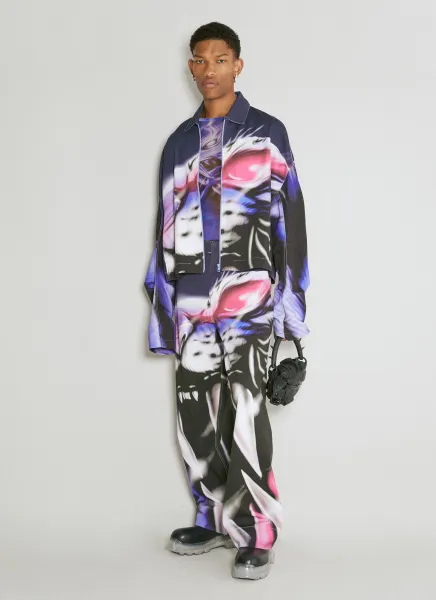 Printed Denim Jacket