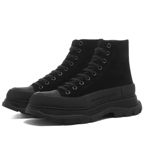 Leather Lace Up High Top