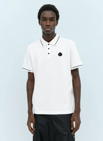 Logo Patch Polo Shirt