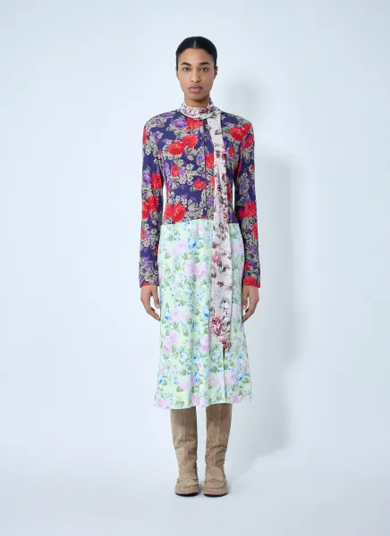 Floral Printed Midi Dress