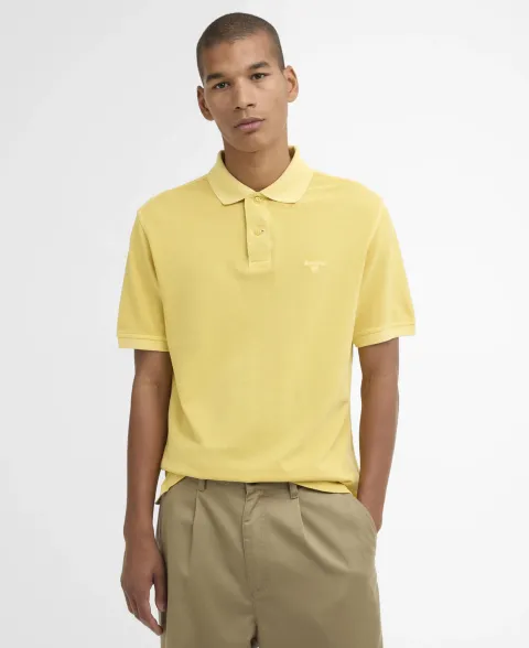 Washed Tartan Tailored Pique Polo