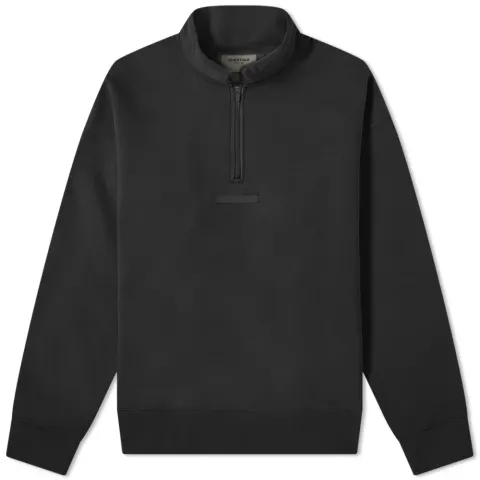 Mock Neck Half Zip Sweat
