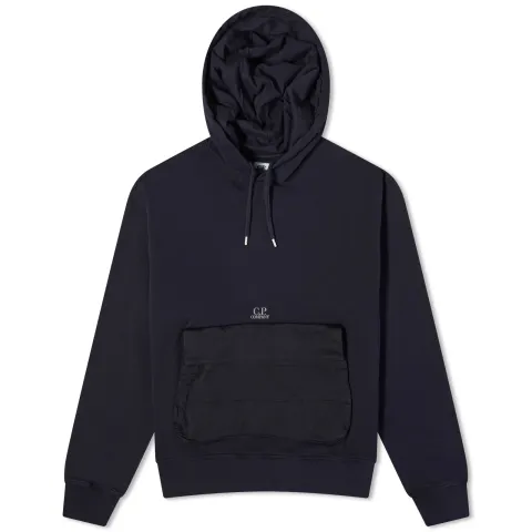 Nylon Pocket Popover Hoody