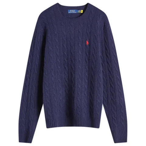 Wool Cashmere Crew Knit