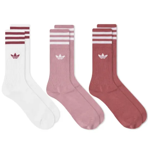 Solid Crew Sock - 3 Pack