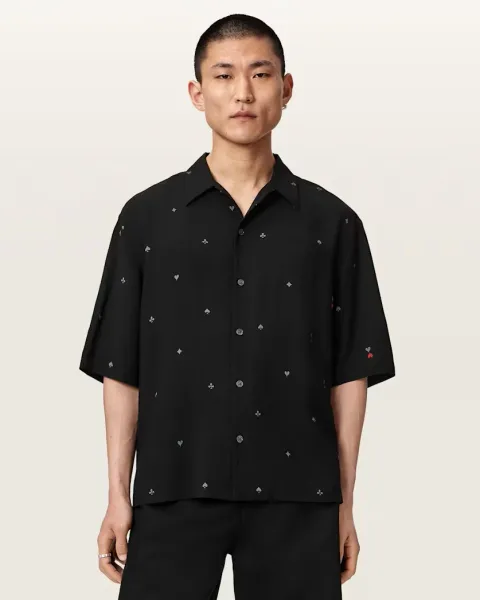 Cardsuit Oversized Linen Blend Shirt