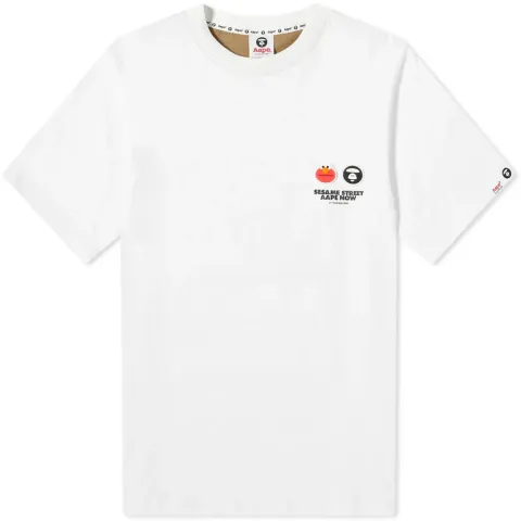 AAPE x Sesame Street AAPE Cookie One Point T-Shirt