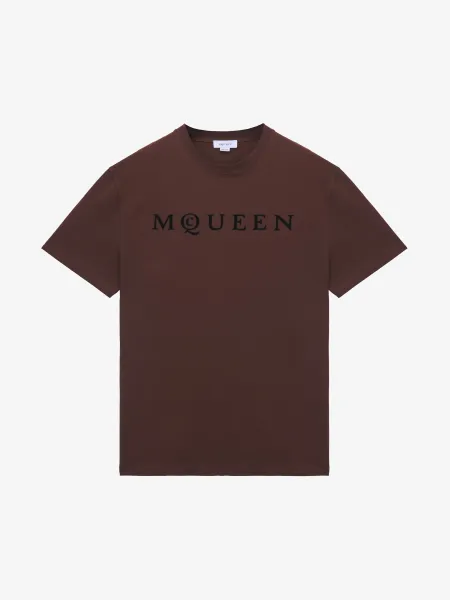 Flocked McQueen Logo T-shirt