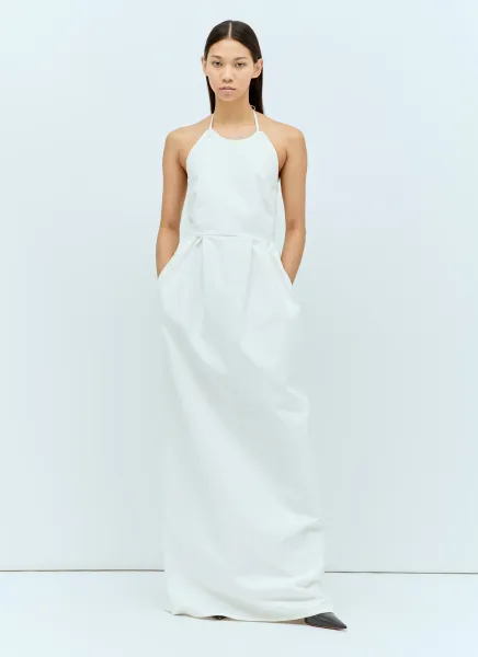 Halter Neck Maxi Dress