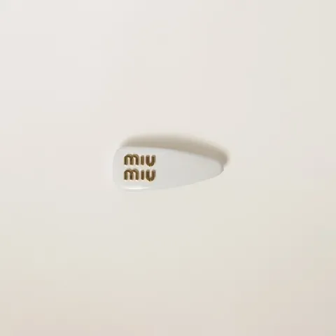 Patent leather hair clip