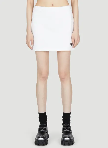 Logo Plaque Skirt