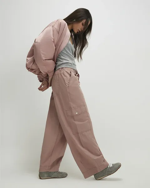 River Island Barrel Leg Cargo Trousers