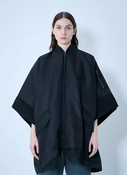 Zip-Front Poncho
