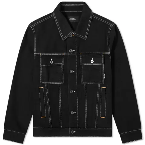 Contrast Stitch Western Jacket