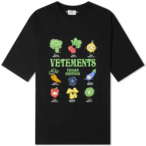 Vegan Logo Oversized T-Shirt