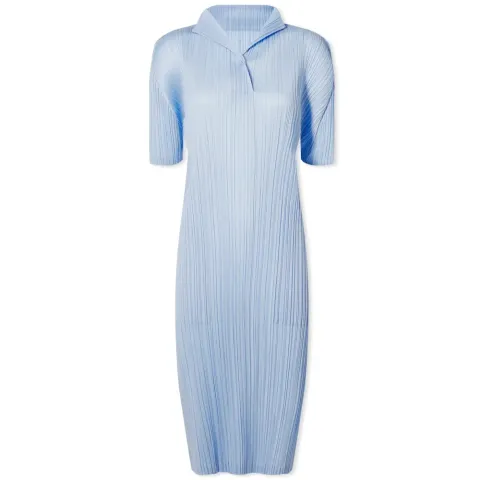 Pleats Polo Dress