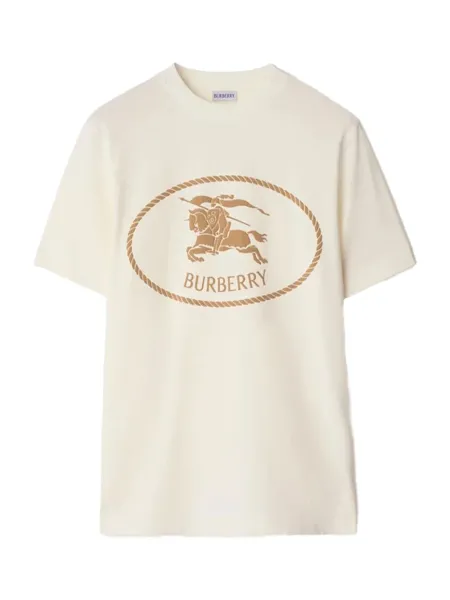 Men Knight Stamp Cotton T-shirt