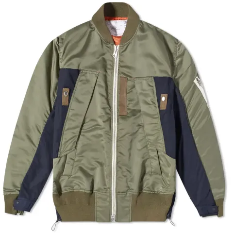Nylon Twill Mix Blouson