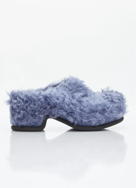 Faux Fur Clogs