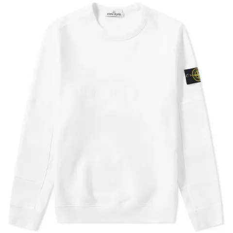 Garment Dyed Intarsia Logo Sweat