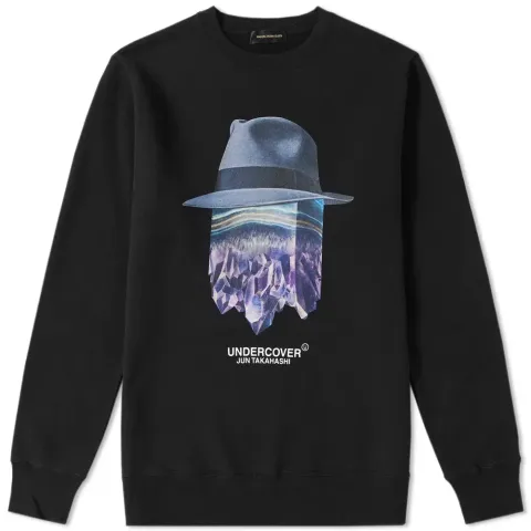 Crystal Hat Logo Crew Sweat