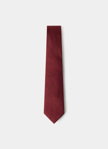 Silk Mini Dot Tie