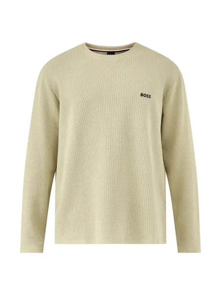 Boss Waffle Long Sleeve Lounge Top