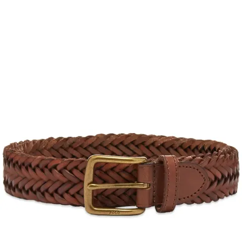 Leather Woven Belt