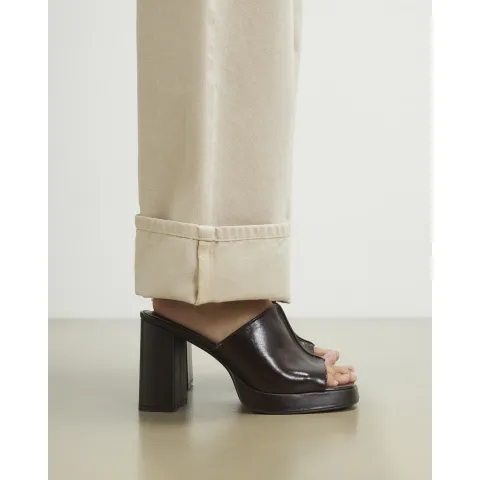 River Island Heeled Mule Sandals