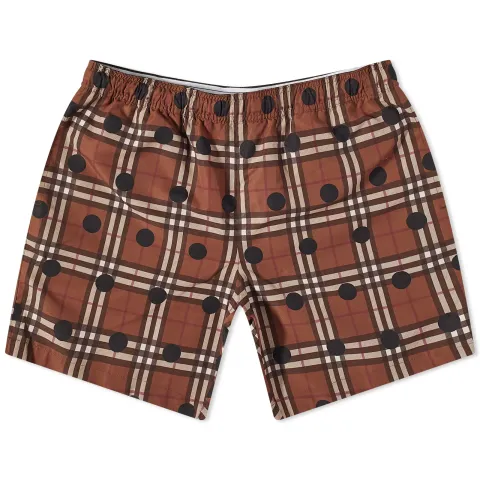 Guildes Polka Dot Check Swim Short